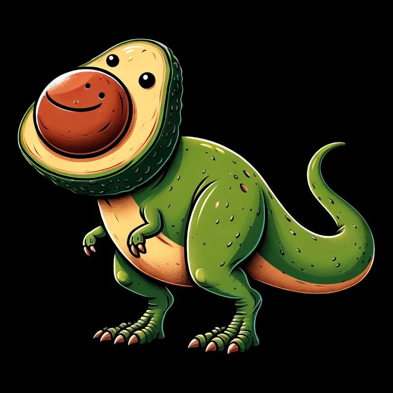 Dino T-Rex Avocado Mythical Creature