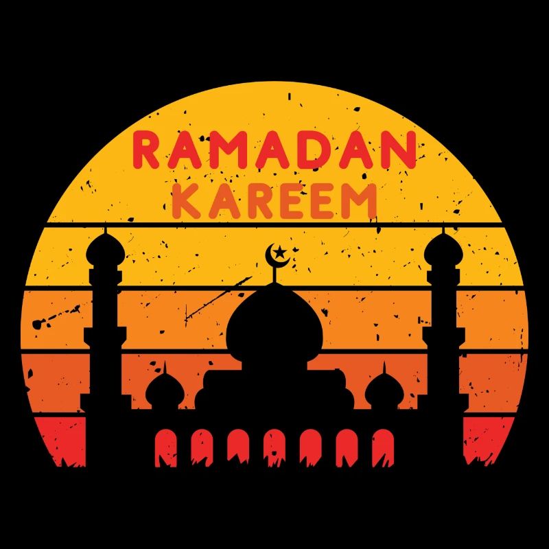 Ramadan Kareem Coucher de soleil Couleurs