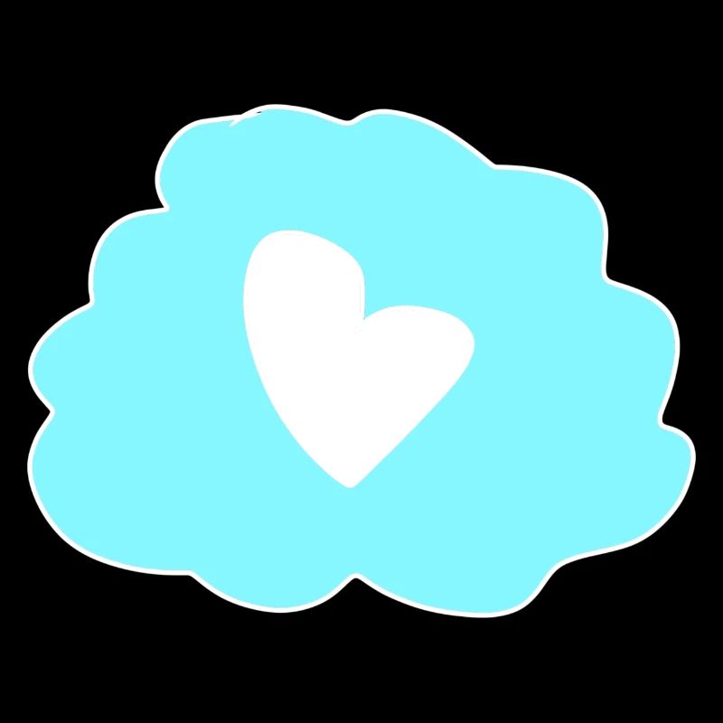 Cloud Thinking Heart Icon