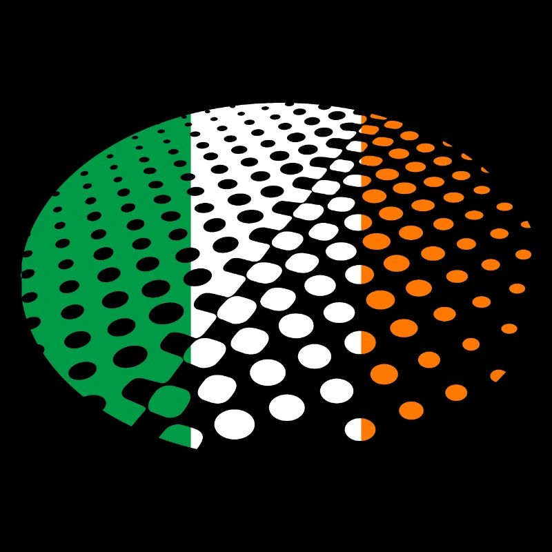 Drapeau de l’Irlande Vintage drapeau irlandais Dublin