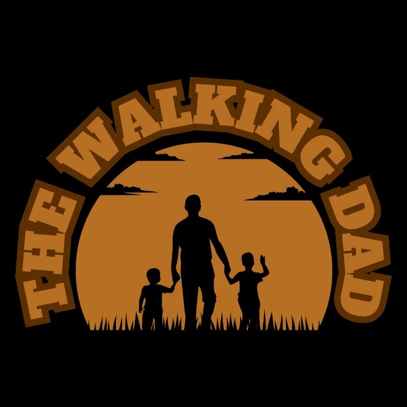 The Walking Dad 2 Sons Brown