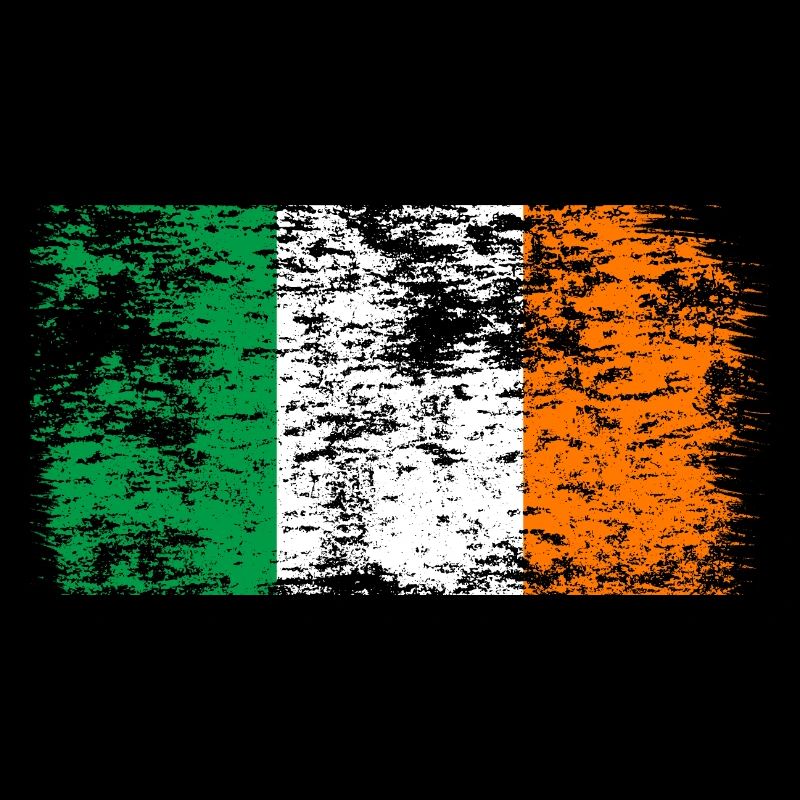 Drapeau de l’Irlande Vintage drapeau irlandais Dublin