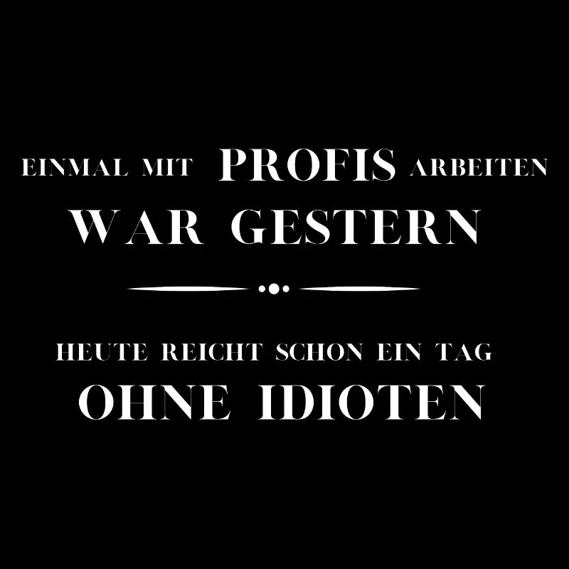 Einmal mit Profis