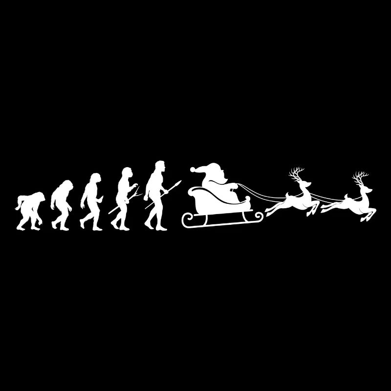 Weihnachtsmann Evolution Weihnachts