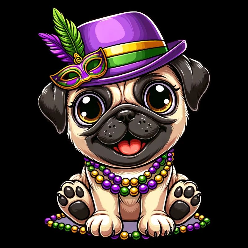 Mardi Gras Comic Mops