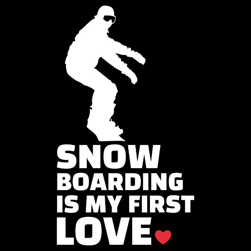 J’adore le snowboard élégant
