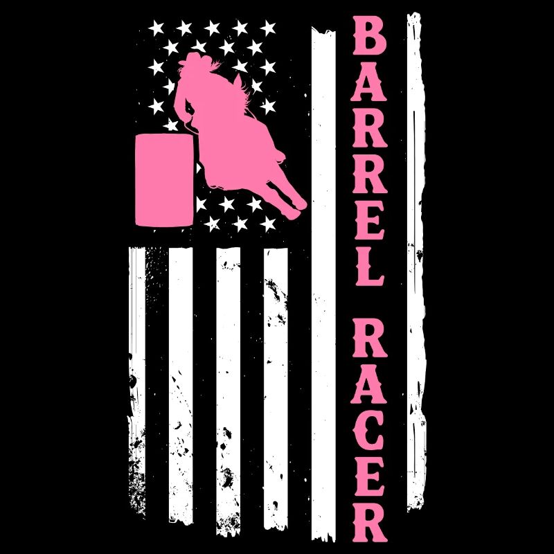 Cheval de course de barils de rodéo