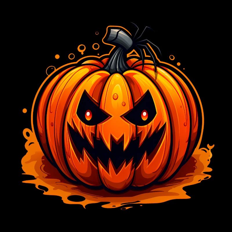 Terrible citrouille d’Halloween