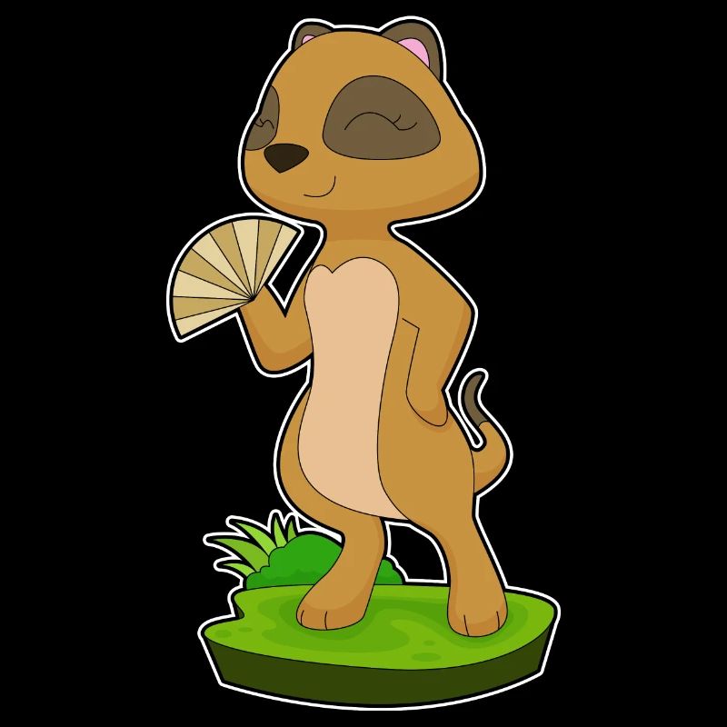 Erdmännchen Handventilator