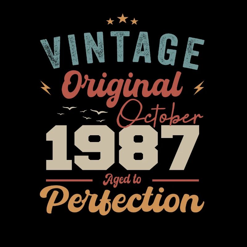Oktober 1987 Geburtstagsgeschenk 1987 Oktober