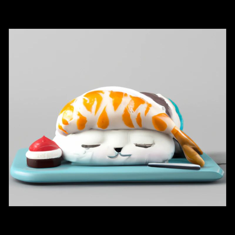 Phoque de sushi endormi