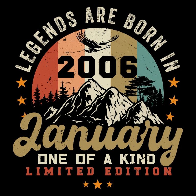 January Vintage 2006 - 18th Birthday Gift