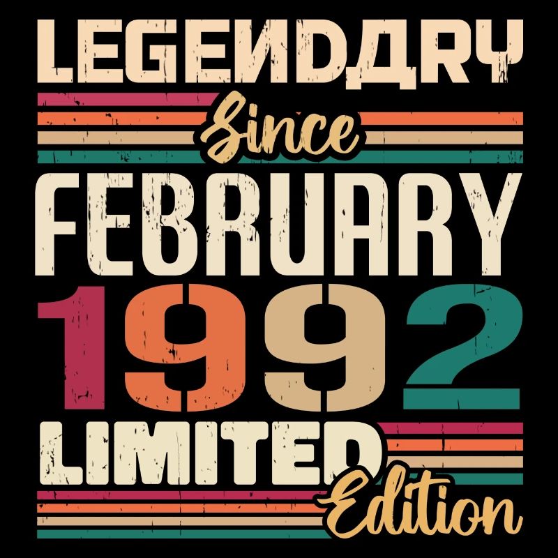 Februar 1992 Geburtstagsgeschenk Februar 1992