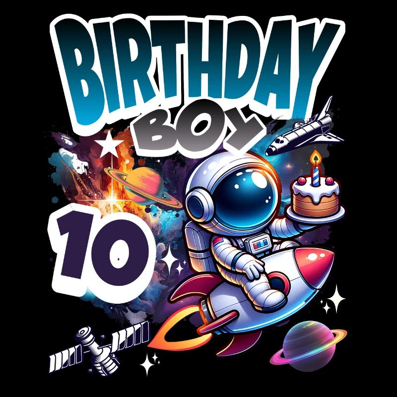 Astronaut 10th Birthday Space