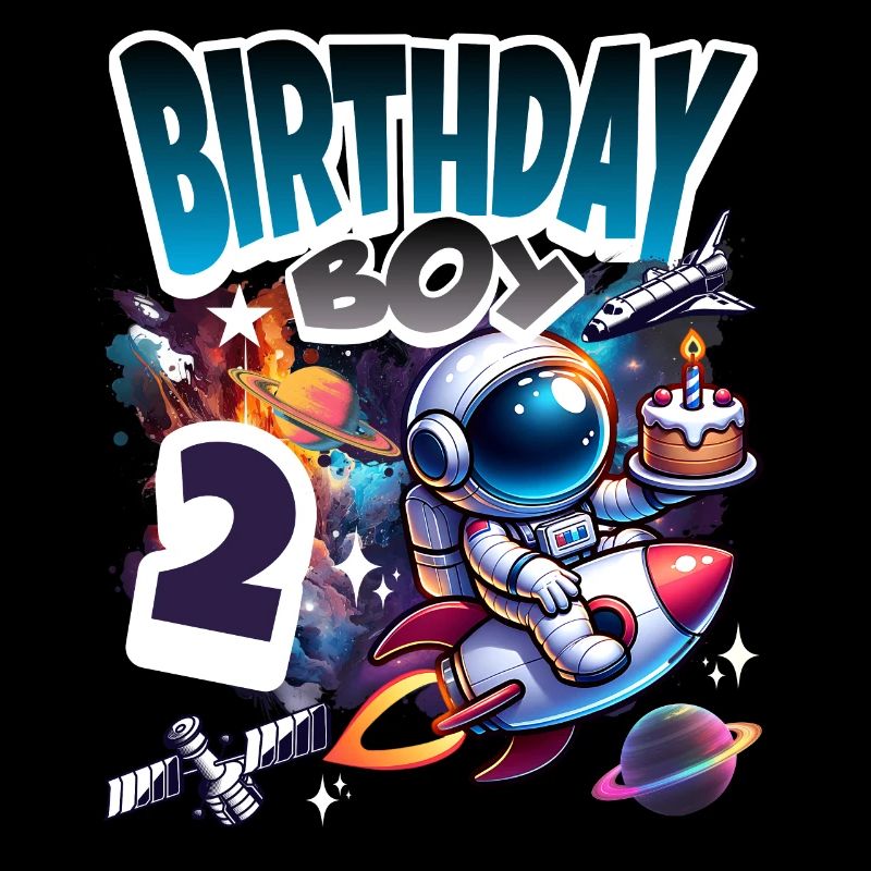 Astronaut 2nd Birthday Space