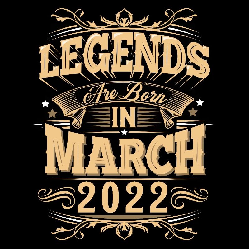 Légende de l’anniversaire de mars 2022