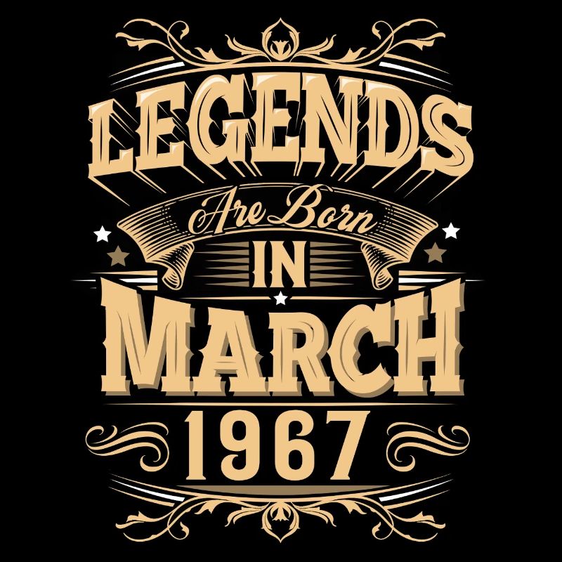March 1967 Birthday Legend