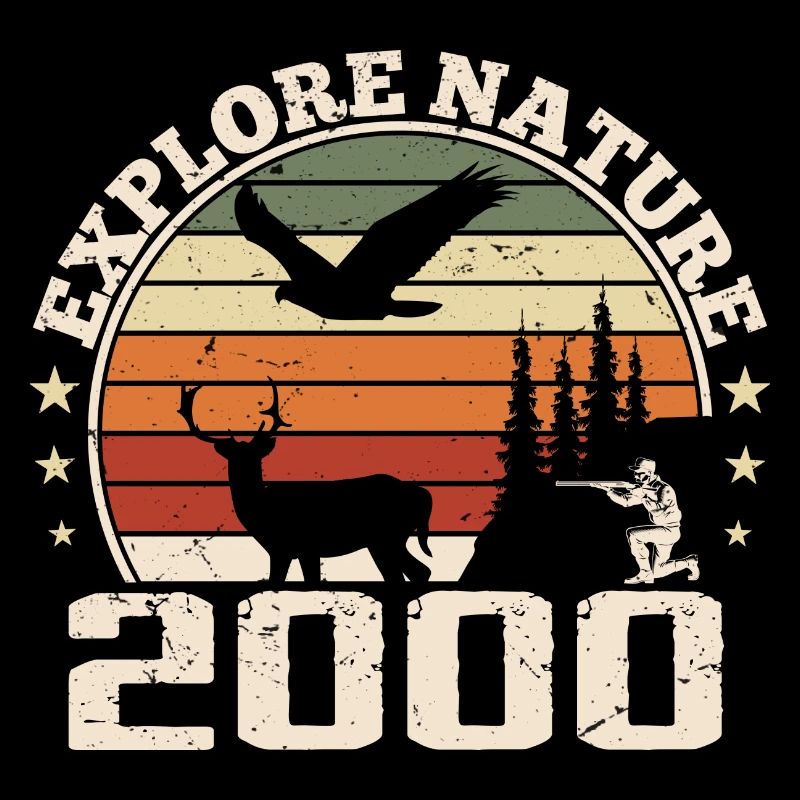 Cadeau Anniversaire 2000 Classique Chasseur 2000