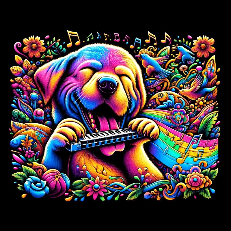 Harmony Dog: Harmonica Vibes
