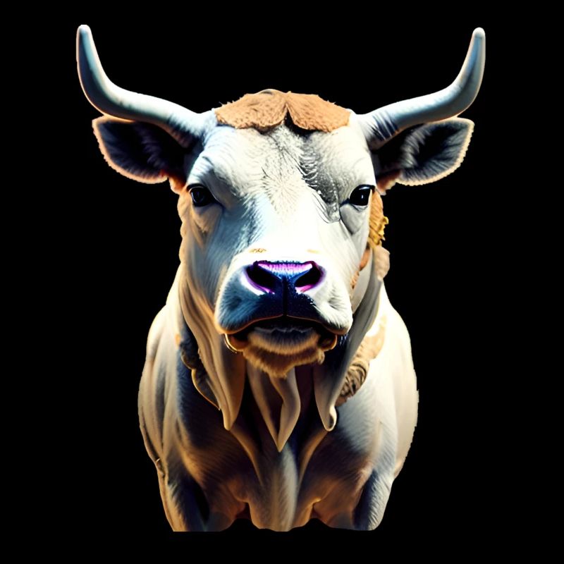 Vache - taureau avec cornes