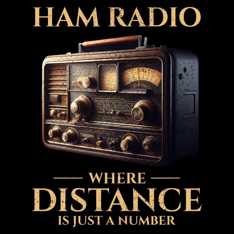 Vintage Ham Radio Operator