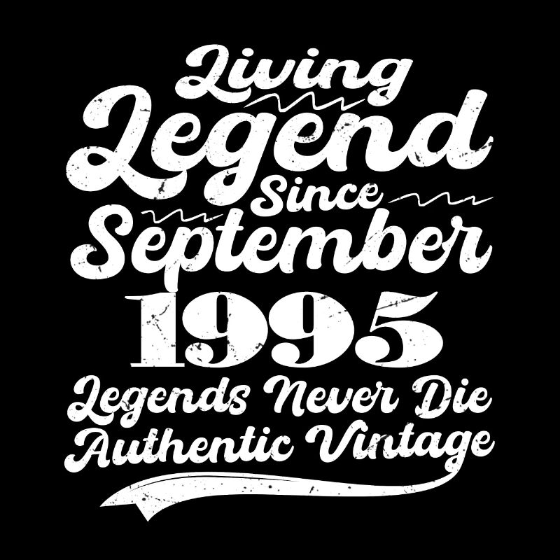 Once upon a time there was a legend. September 1995 Birth