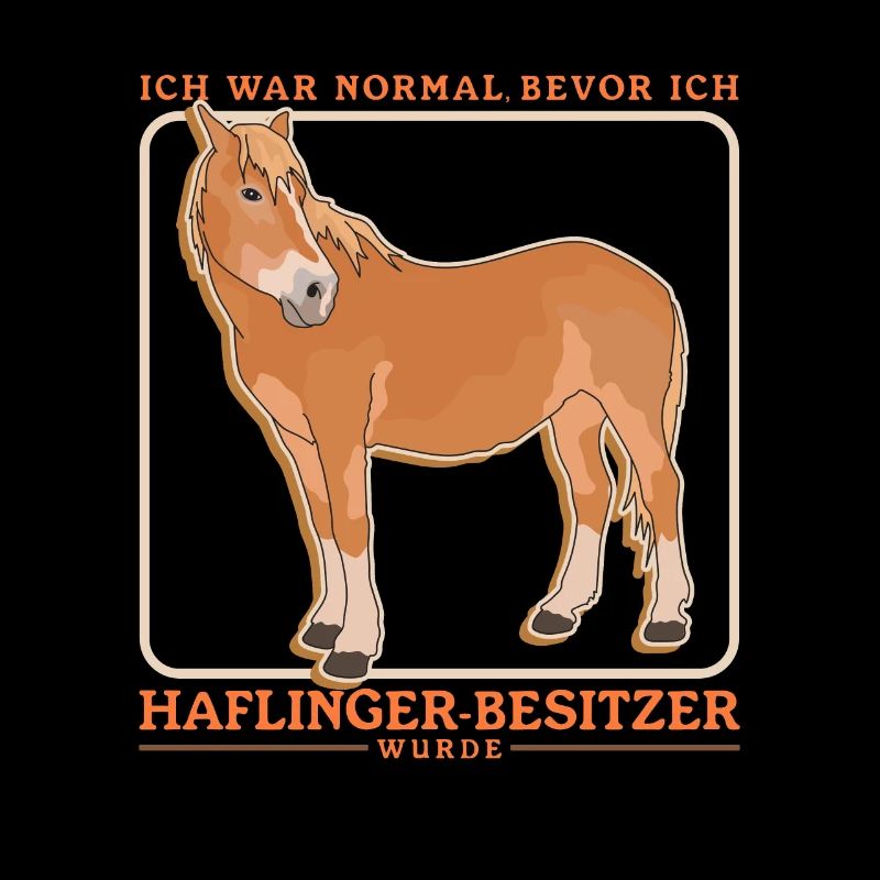 Haflinger Pferde Pferdebesitzer Haffi Geschenk