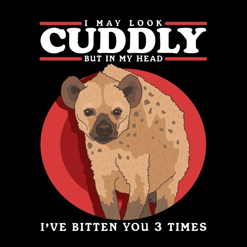 Hyène Hyène Cadeau de Hyène tachetée