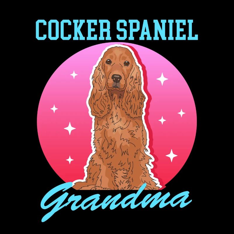 Cocker Spaniel Granny chien Cocker Spaniel cadeau