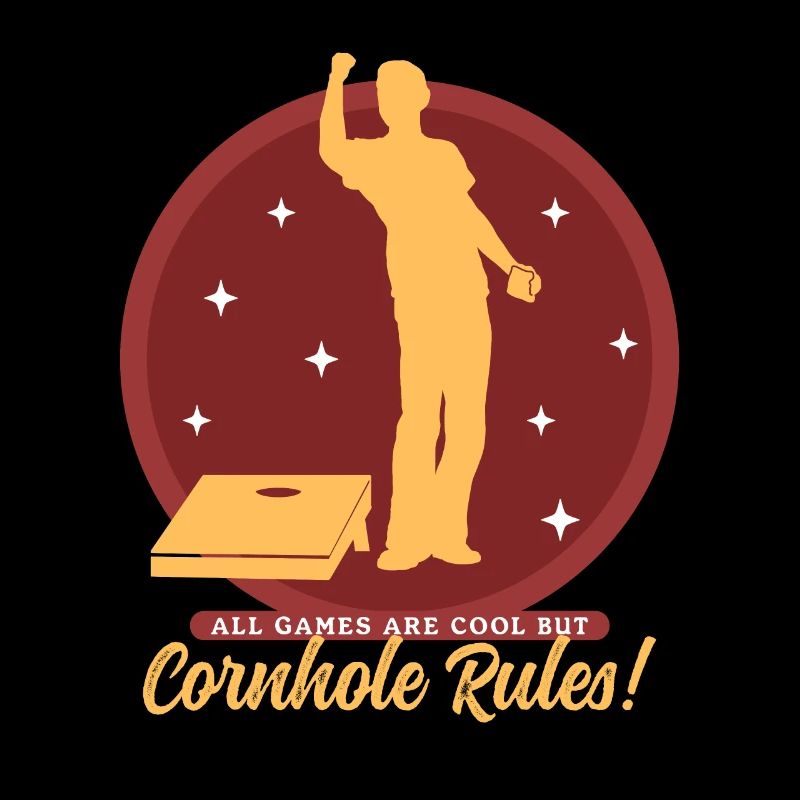 Cornhole Player Blind Hole Bean Bag cadeau