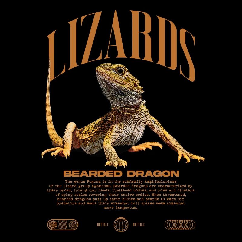 Bearded Dragon Streetwear Lizard Keeper