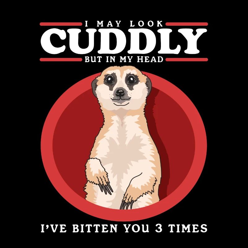 Erdmännchen lustiges Erdmännchen Geschenk