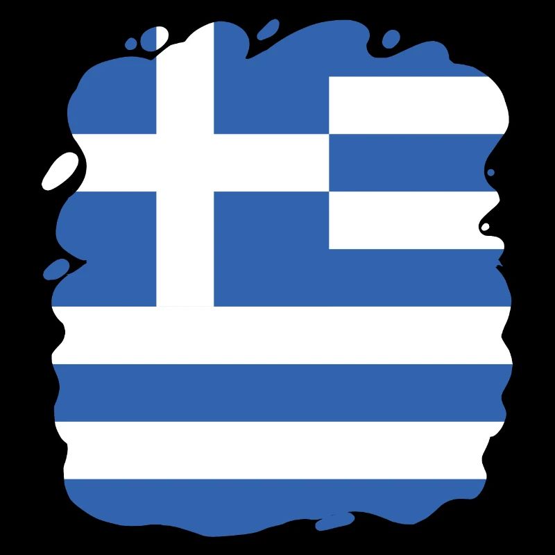 Drapeau de la Grèce Hellas Athènes Drapeau de la Grèce
