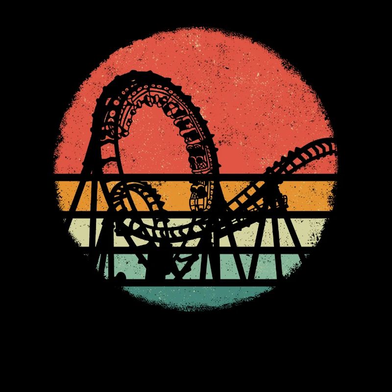 Roller Coaster Amusement Park Roller Coaster