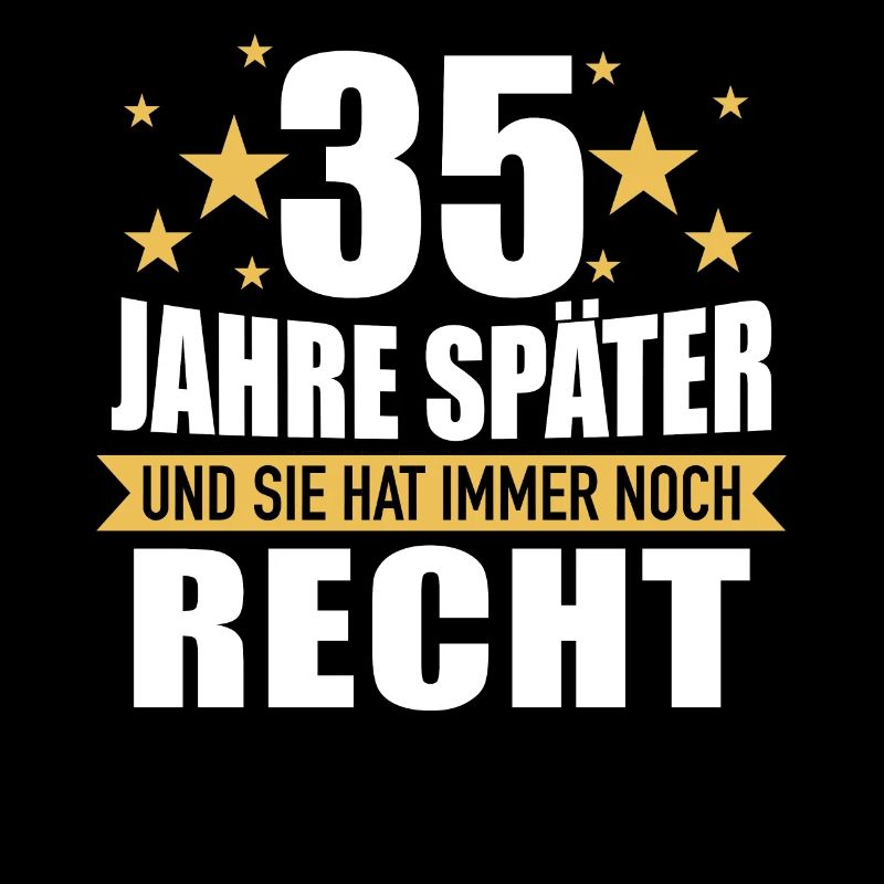 35 Hochzeitstag Jahrestag Ehemann Ehefrau