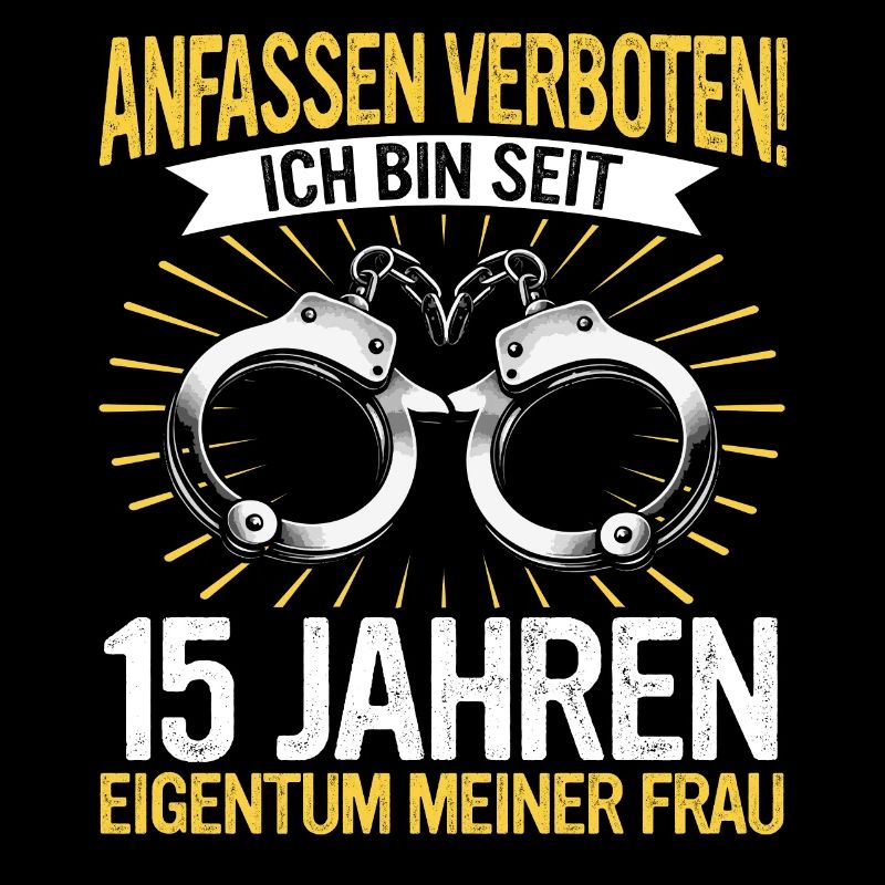 15 Hochzeitstag Jahrestag Ehemann Ehefrau