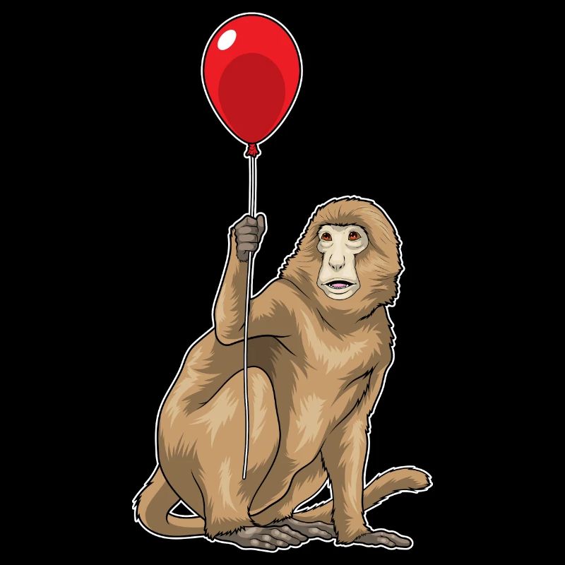 Affe Luftballon