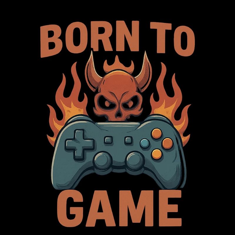 Born to Game – Fire Skull Controller