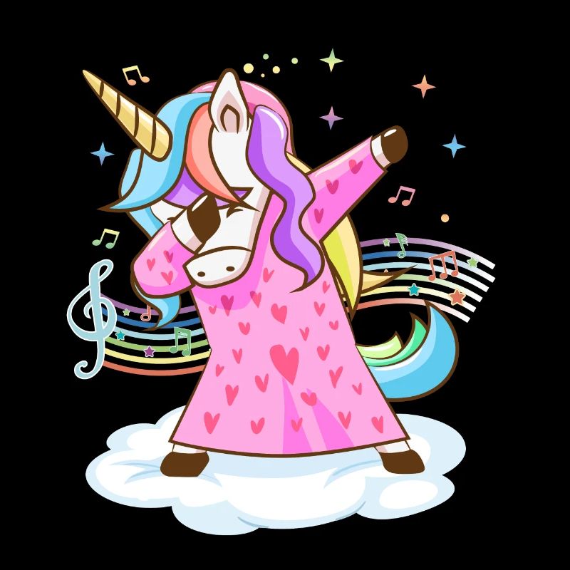 Dabbing einhorin geburstag geschenkidee