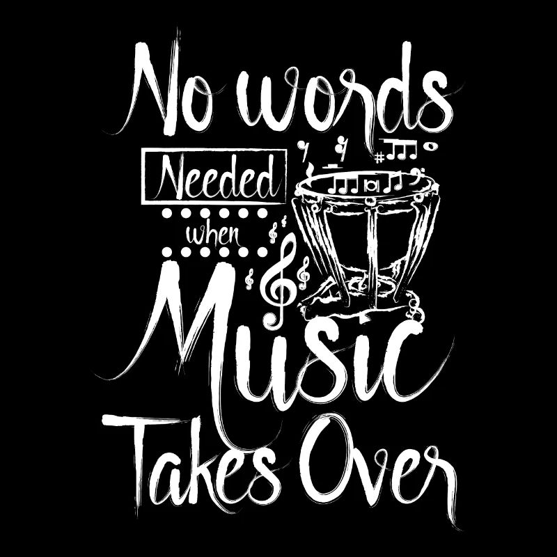 No words needed when music takes over Timpani