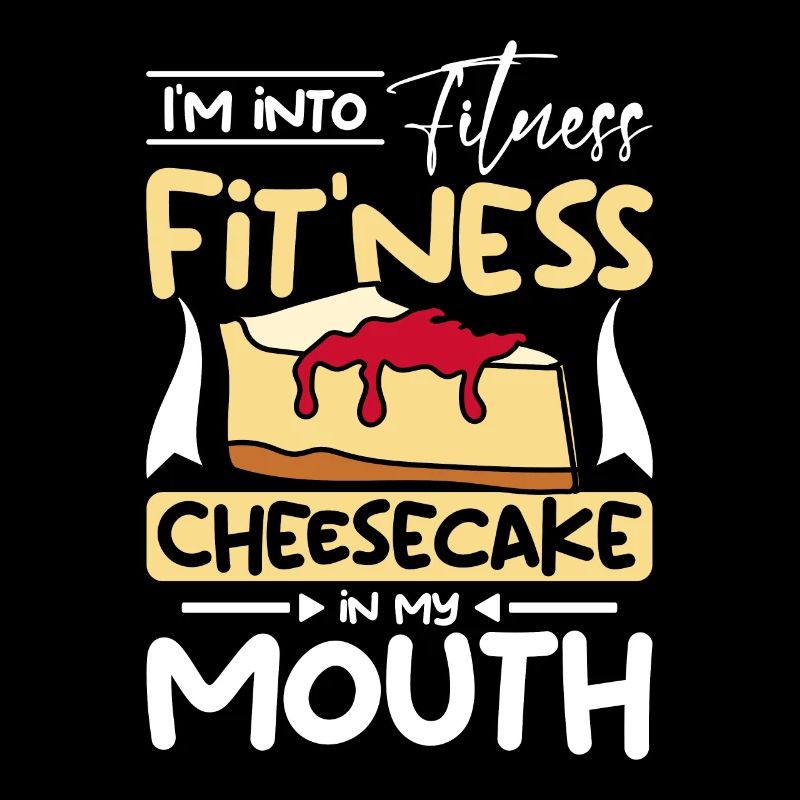 Je suis en forme Cheesecake dans la bouche