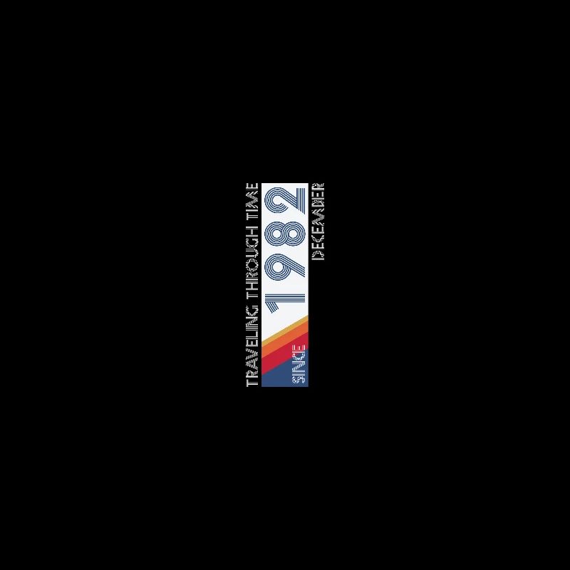 Conception drôle d'anniversaire de voyage dans le temps décembre 1982