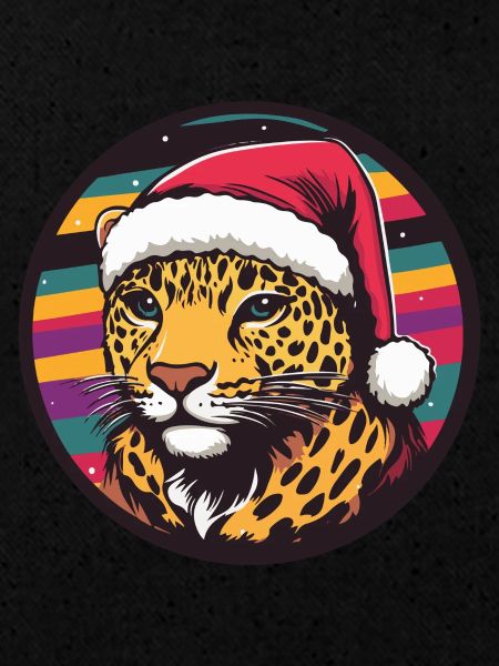 Léopard Weihnachten Noël