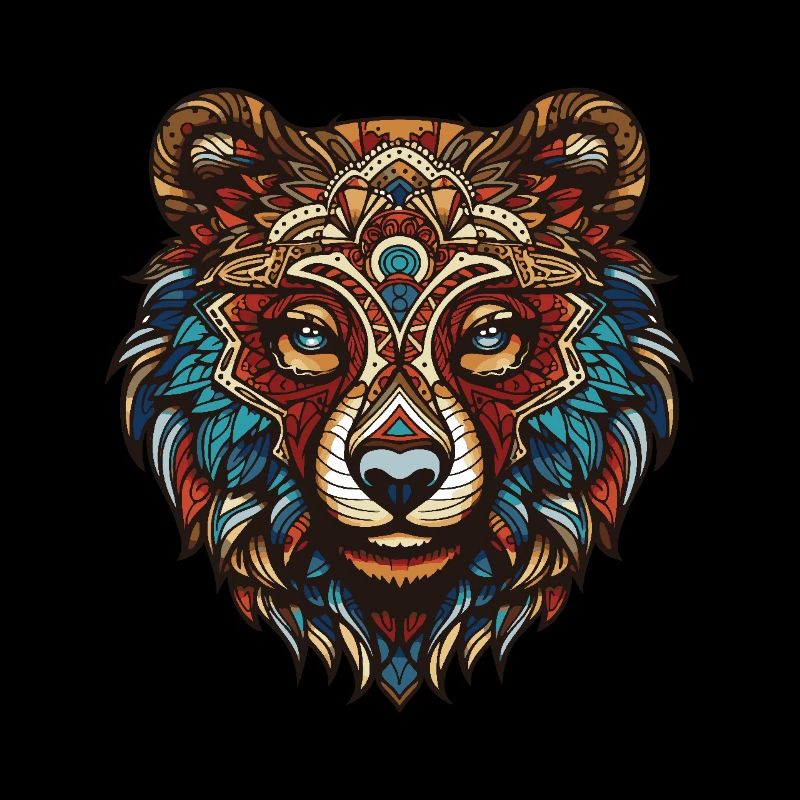 Bear Portrait Head