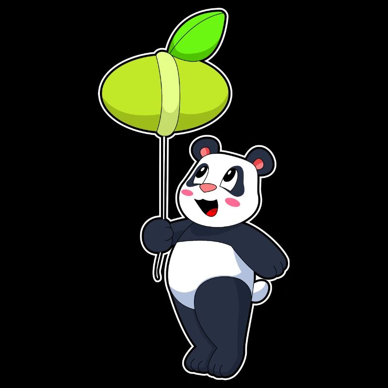 Panda Luftballon