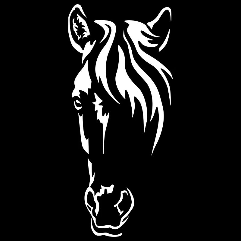 Pferd Kopf "Black Edition"