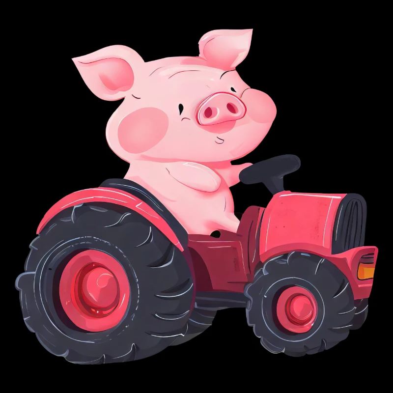 Cochon au volant : Aventure à la ferme