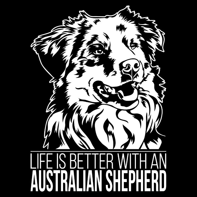 Australian Shepherd Hunde Spruch Aussie Wilsigns
