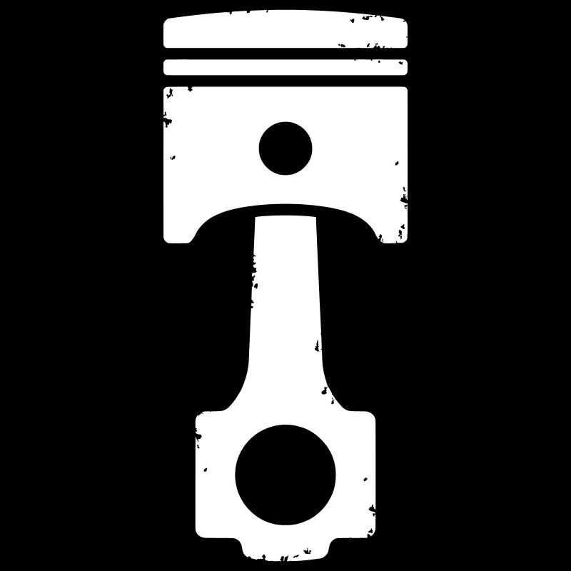 Piston Engine Vintage Icon Design