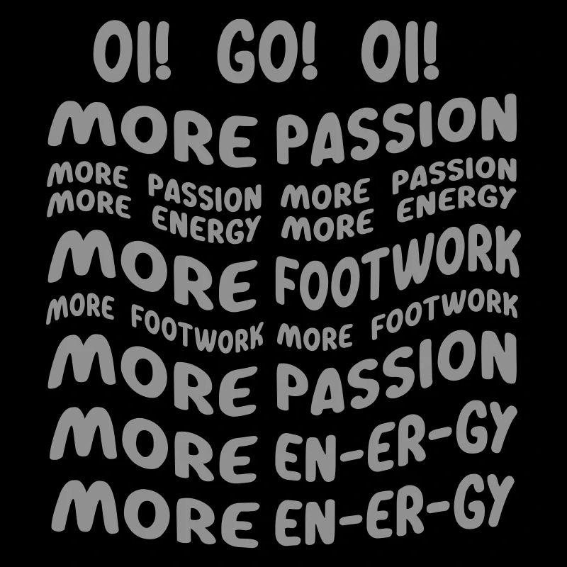 plus d’énergie pour le jeu de jambes de passion